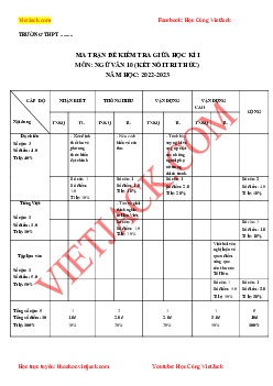 Top 30 Đề thi Giữa học kì 1 Ngữ Văn 10 (Kết nối tri thức 2023) có đáp án