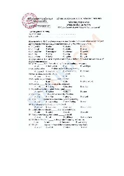 Đề thi thử vào 10 môn Tiếng Anh năm 2023 Sở GD&ĐT Tỉnh Thái Nguyên (có đáp án)