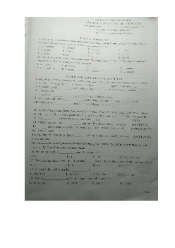 Đề thi thử vào 10 môn Tiếng Anh năm 2023 Trường THPT Hàm Rồng (Thanh Hóa) (có đáp án)