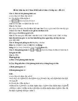 Top 30 Đề thi Giữa học kì 2 Toán 10 (Kết nối tri thức 2024) có đáp án
