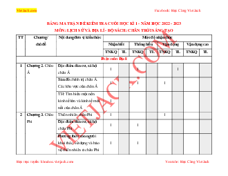 Top 30 Đề thi Học kì 1 Lịch sử và Địa lí lớp 7 (Chân trời sáng tạo 2023) tải nhiều nhất