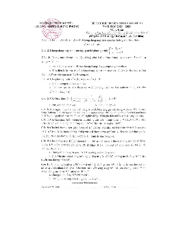 Đề thi thử vào 10 môn Toán năm 2023 trường THPT Lê Hồng Phong - Thái Nguyên (có đáp án)
