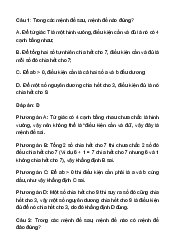 30 câu trắc nghiệm Bài tập cuối chương I (Chân trời sáng tạo) có đáp án - Toán 10