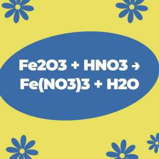 Phương trình hóa học của phản ứng giữa Fe2O3 và HNO3 đặc là gì?