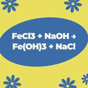 Tiếp xúc FeCl3 với NaOH sẽ tạo ra màu vàng của Fe(OH)3, tại sao?

