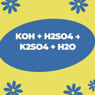 Làm thế nào để nhận biết có sự tạo thành của K2SO4 và H2O trong phản ứng này?