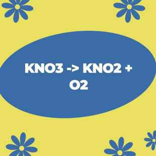 KNO3 → KNO2 + O2 | KNO3 ra KNO2