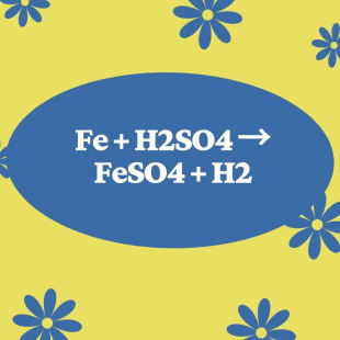 Phản ứng Fe + H2SO4 → FeSO4 + H2