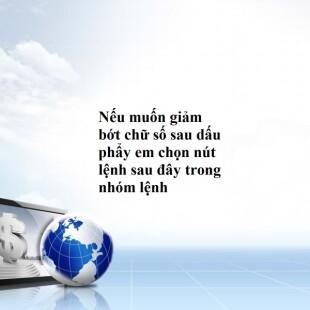 Với các công nghệ mới như AI và Machine Learning, giảm chữ số sau dấu phẩy giờ đây không còn là điều khó khăn nữa. Chúng ta có thể dễ dàng tính toán và hiển thị các con số chính xác hơn bao giờ hết. Cùng xem hình ảnh liên quan để biết thêm chi tiết về tính năng này nhé!