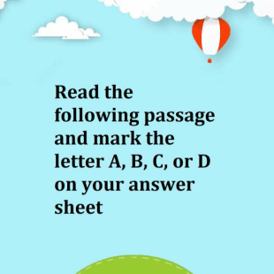 Read The Following Passage And Mark The Letter A, B, C, Or D On Your ...