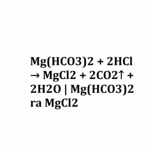 mg-hco3-2-2hcl-mgcl2-2co2-2h2o-mg-hco3-2-ra-mgcl2